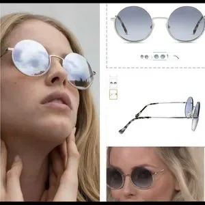 Miu Miu | Accessories | Miu Miu Round Blue Gradient Lenses  display picture 1